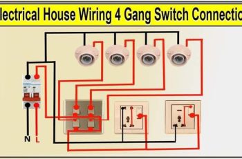 Simple 4 Gang Switch Connection for Small House
