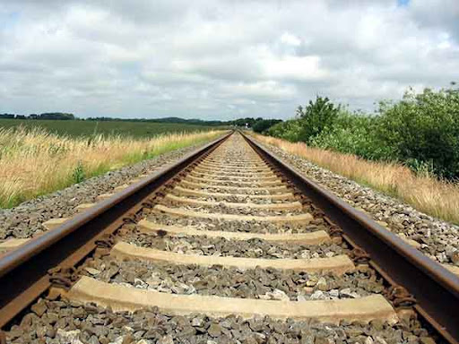 railway tracks are called ballast