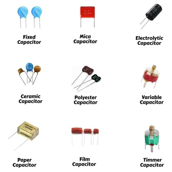 9 Popular Types of Capacitors